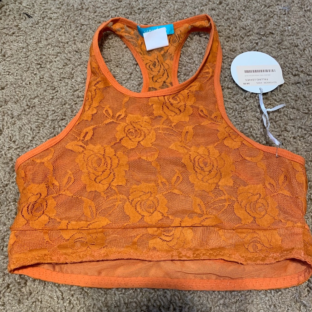 NWT Orange Bralette